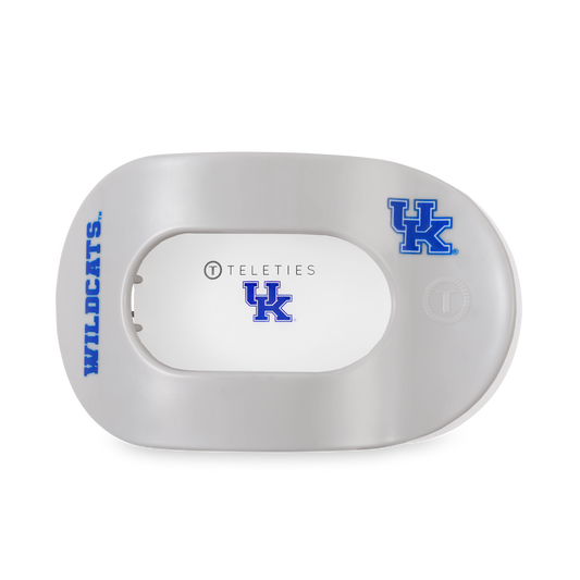 Flat Round Hair Clip | Large | Go Big Blue!