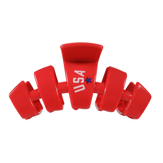 Classic Hair Clip | Large | USA Red