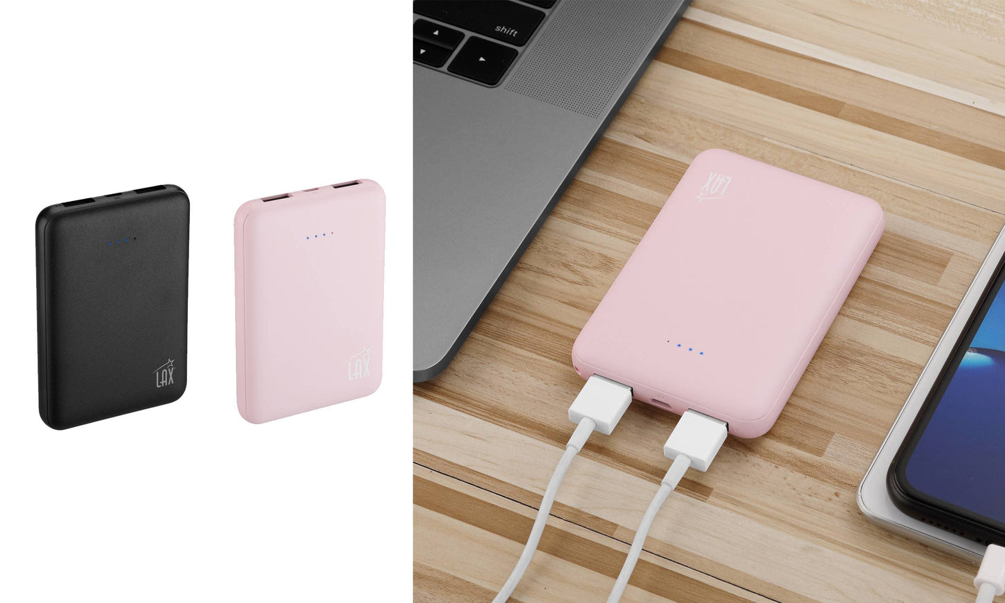 Ultra-Slim & Portable 6600 mAh Power Bank—Retail Packaging
