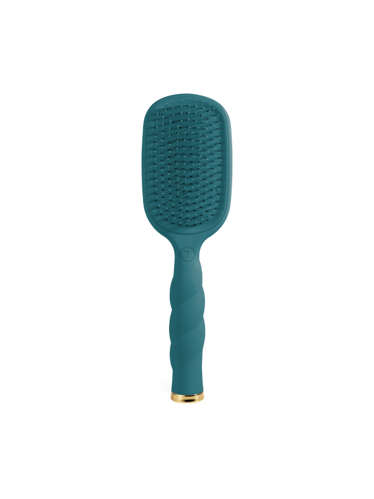 Detangler Hair Brush for Thick Hair - Teal With It