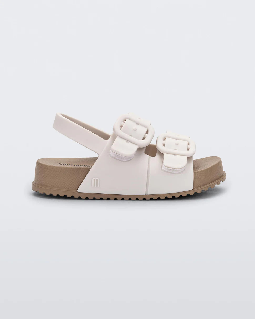 Cozy Baby Sandal - Brown / White