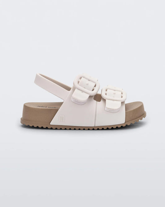 Cozy Baby Sandal - Brown / White