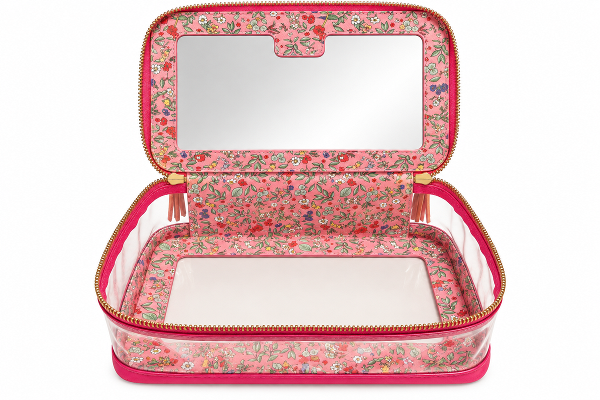 30A Mahjong Tile Bag - Metallic Pink
