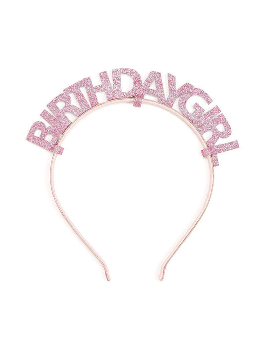 Pink Birthday Girl Headband - Kids Birthday Headband