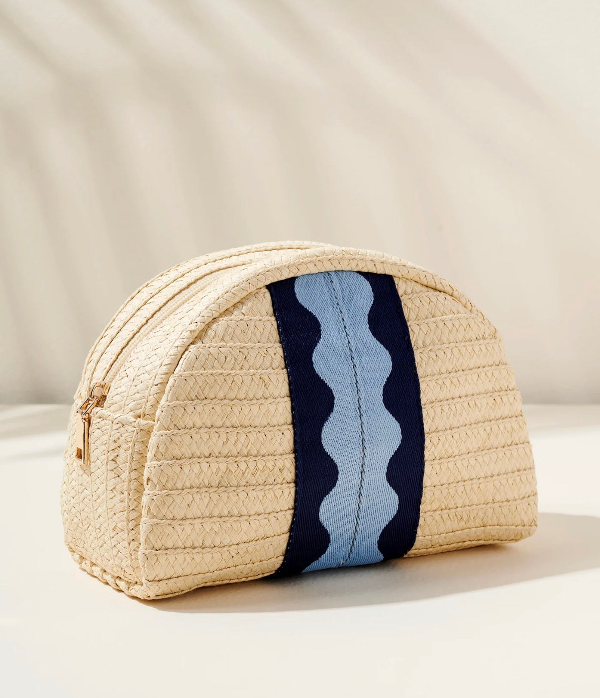 Marbella Zip Pouch - Blue