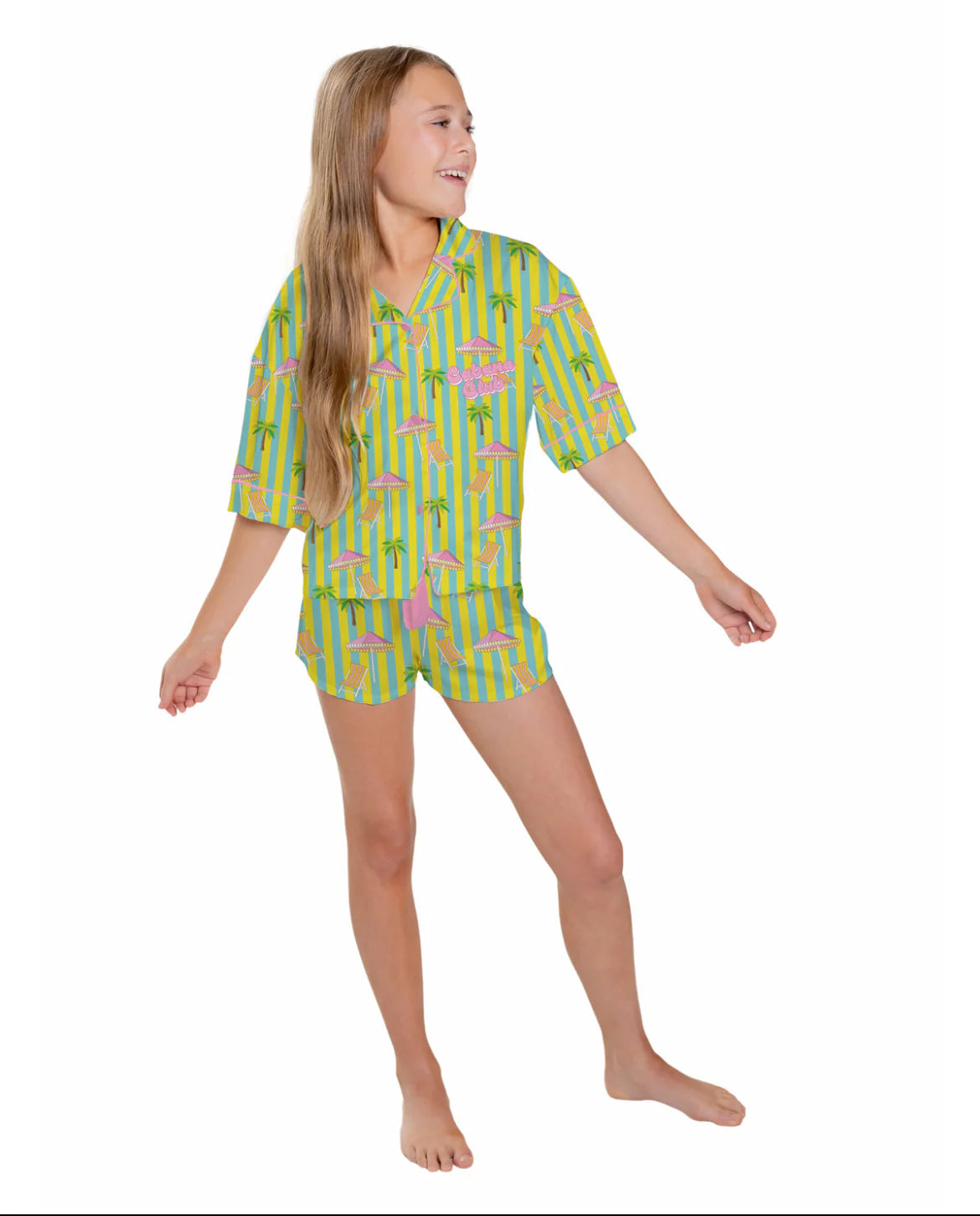 Silky Cabana Club Pajama Set