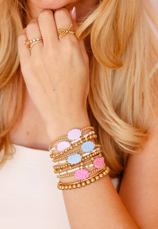 Mahj Bracelet on Gold