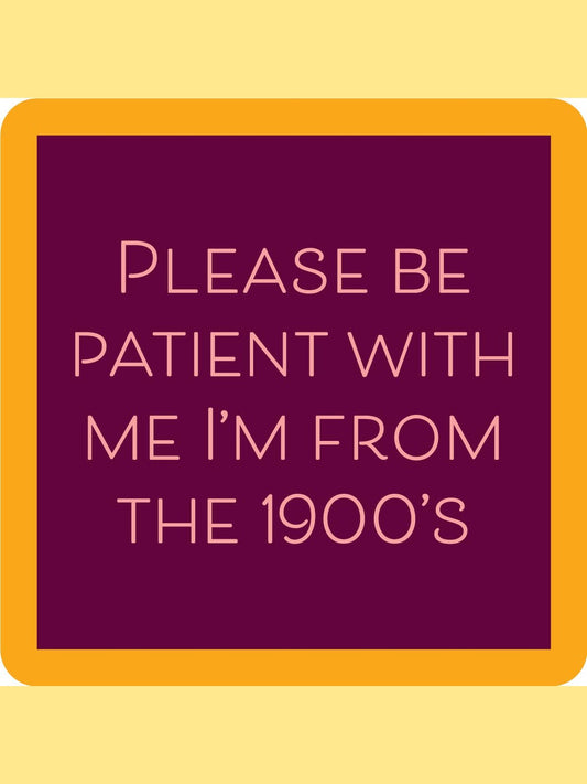 COASTER 1900'S | Funny Party Gift | Home Bar Decor