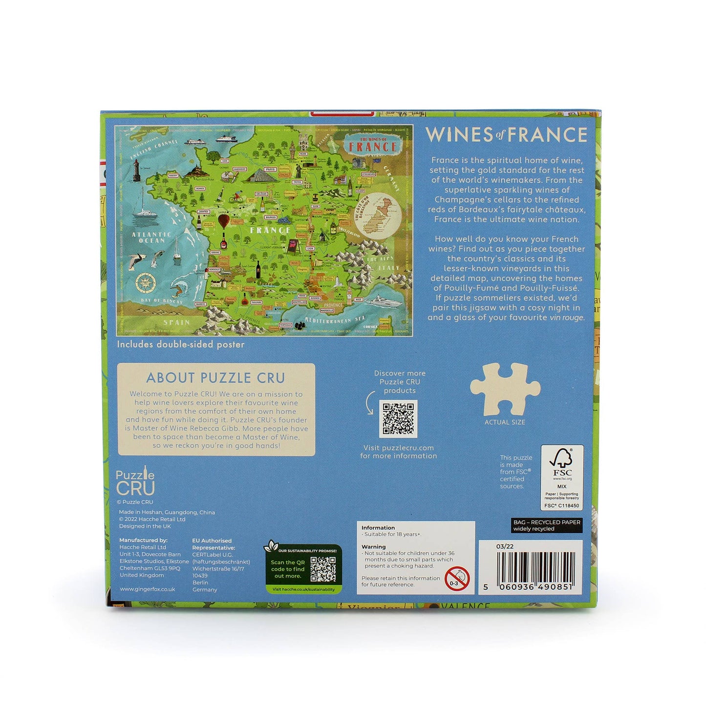 Wines of France - Puzzle Cru