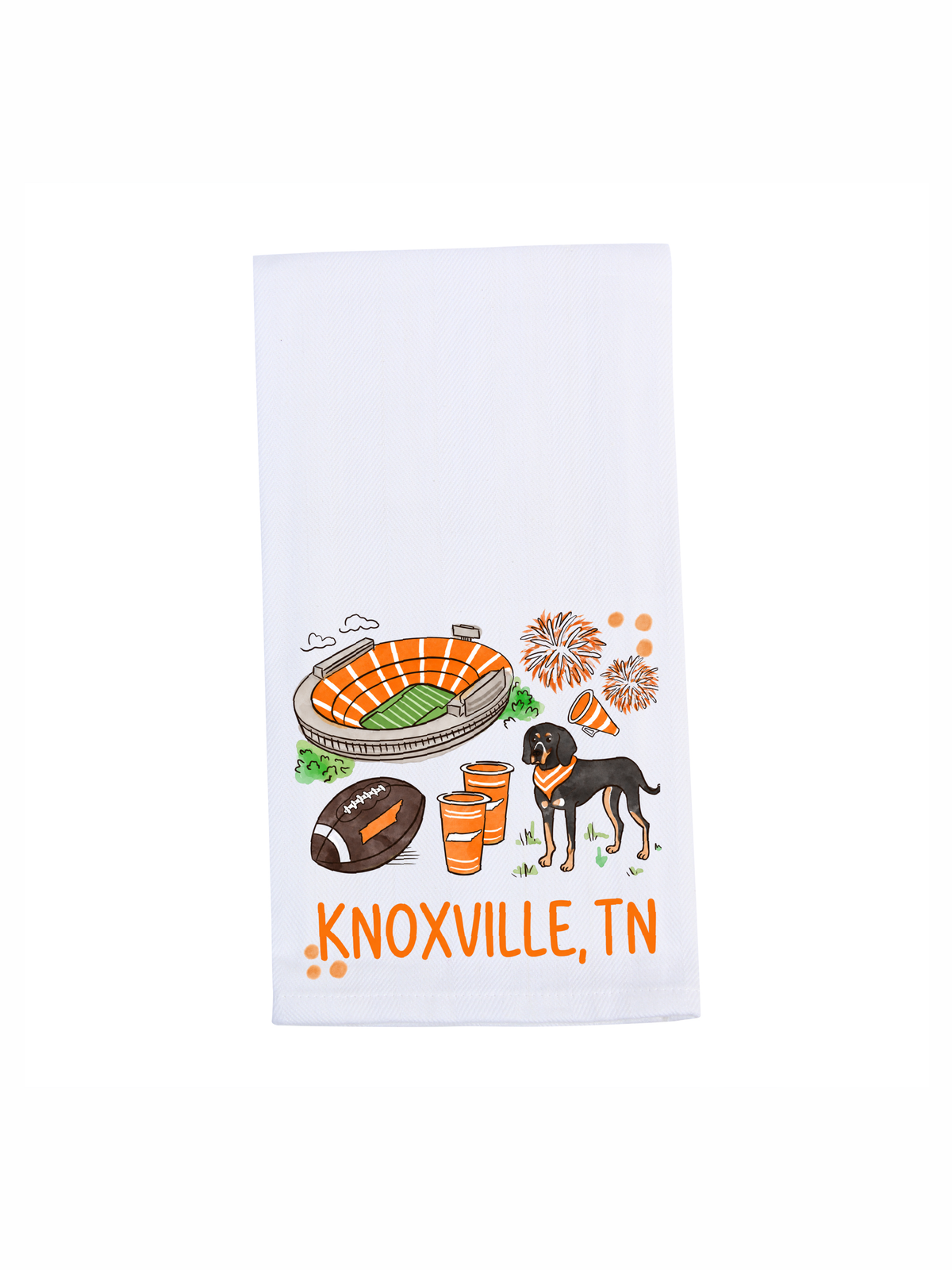 Large TN Icons Tea Towel