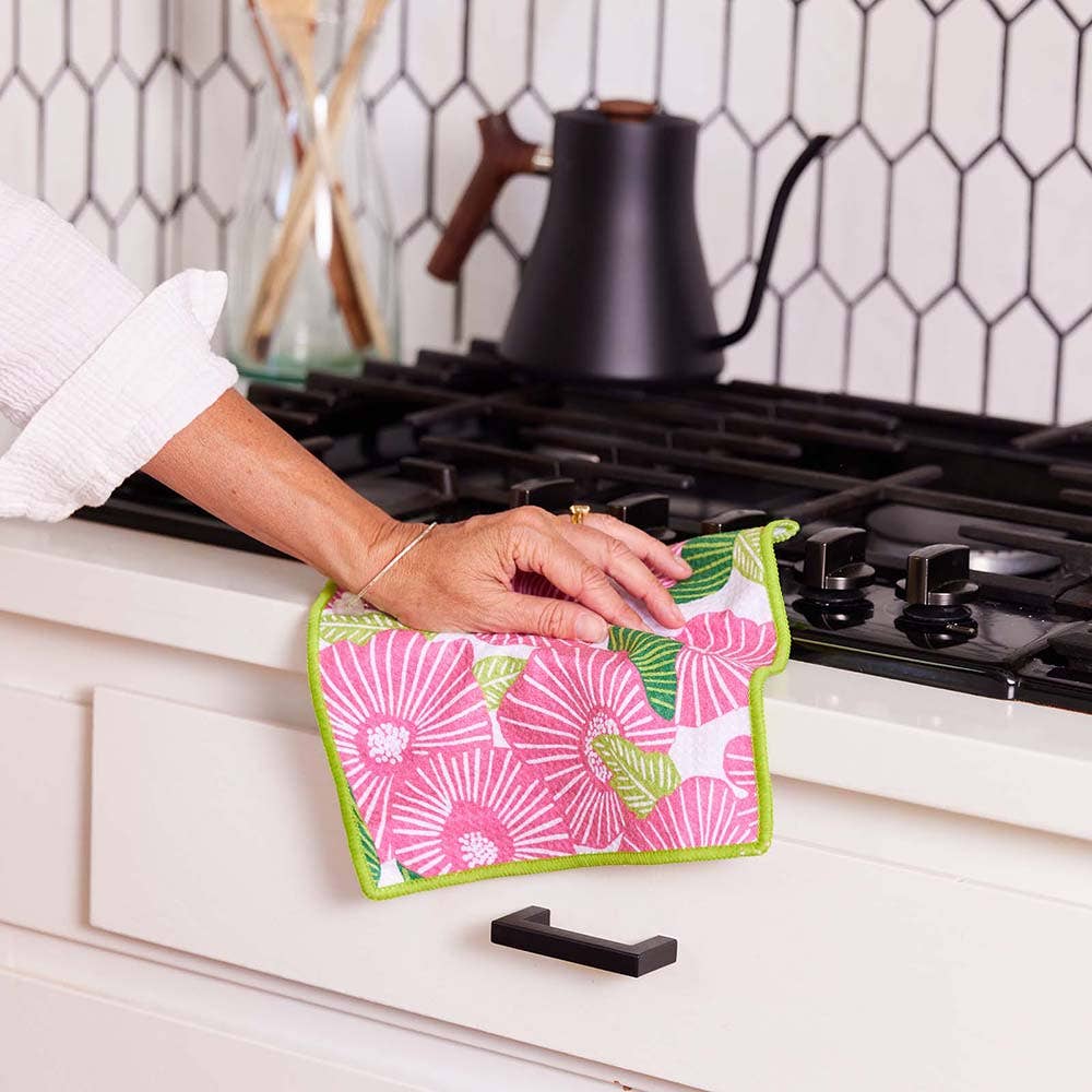 Pink Papaver Eco Dish Cloth (Set of 3)