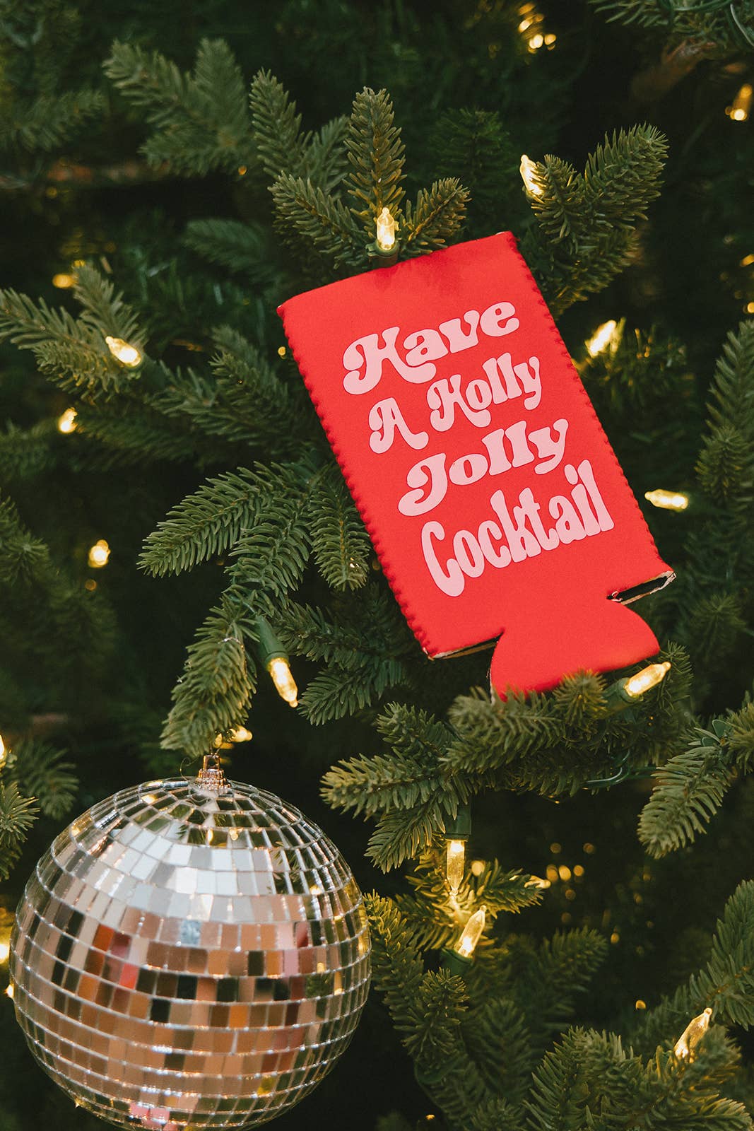 Have A Holly Jolly Cocktail Holiday Can Cooler