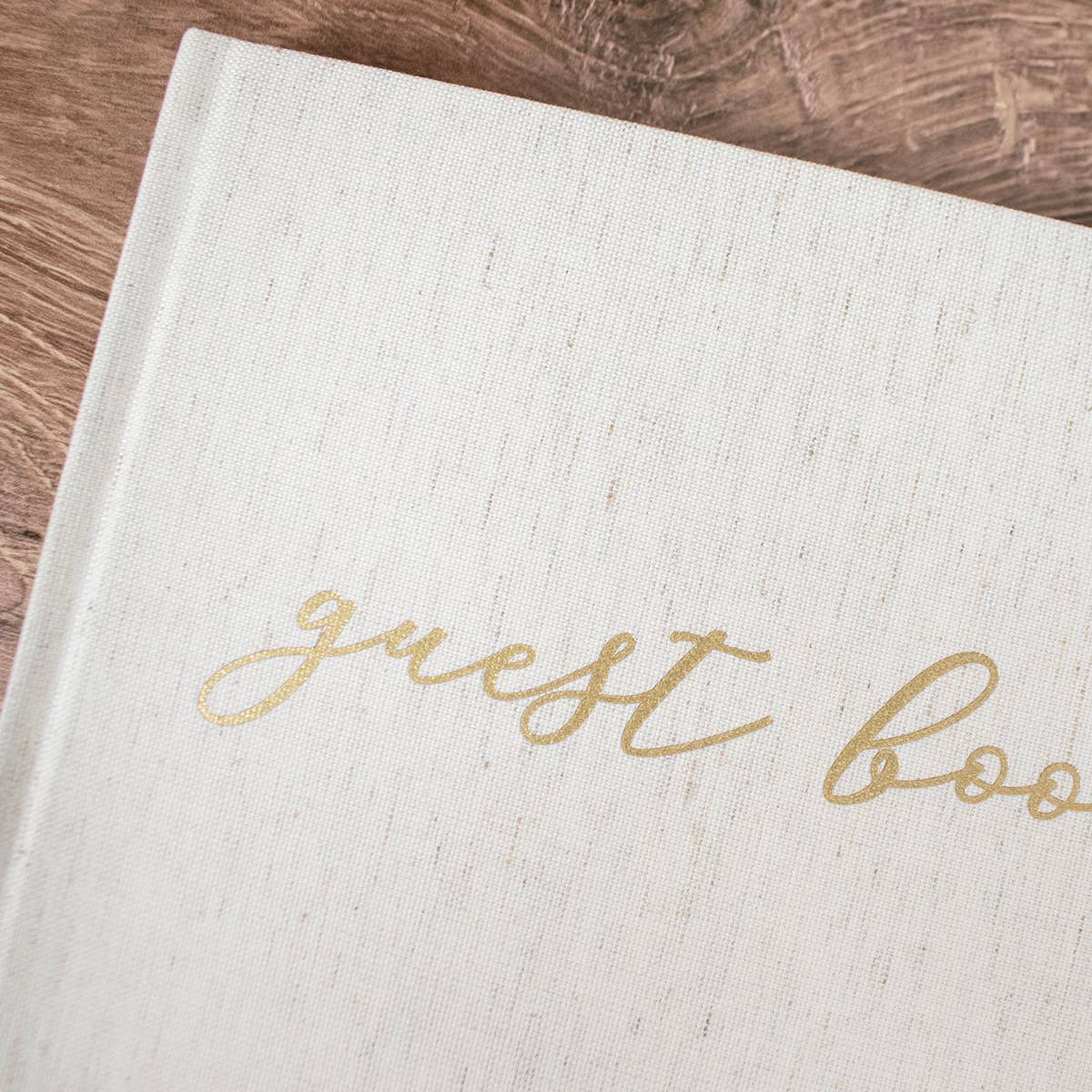 Linen Guest Book