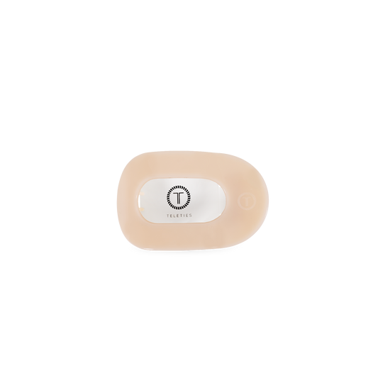 Almond Beige | Tiny | Flat Round Clip