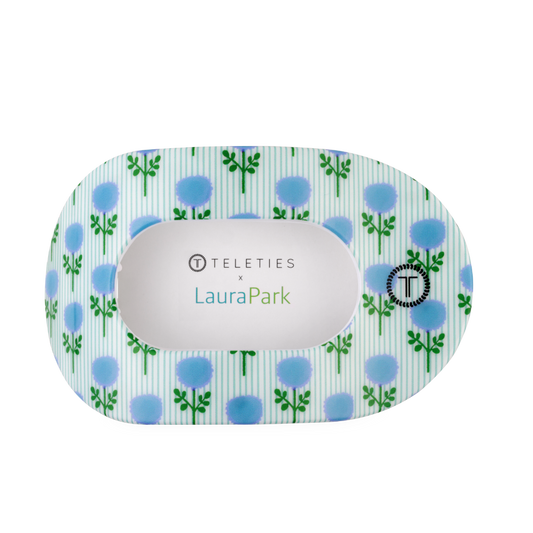 Blue Marigold | Large | Flat Round Hair Clip
