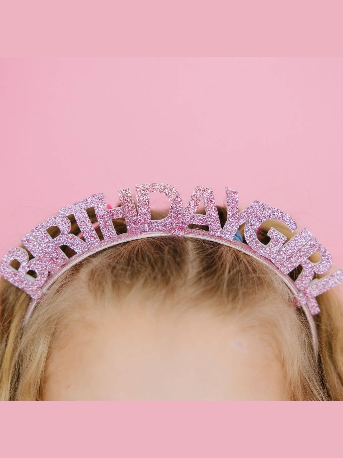Pink Birthday Girl Headband - Kids Birthday Headband