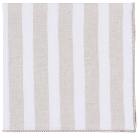 Dove Gray Caban Stripe Napkins Set of 4