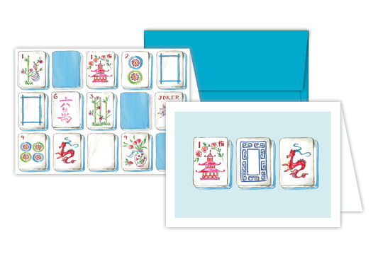 Mahjong Tile Stationery Notes