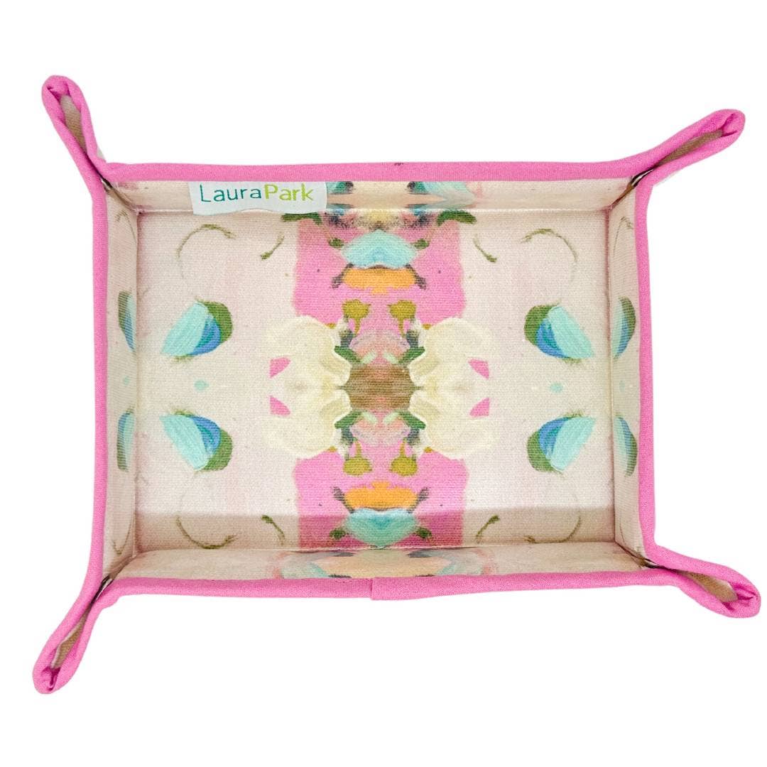 Monet's Garden Pink Snap Tray