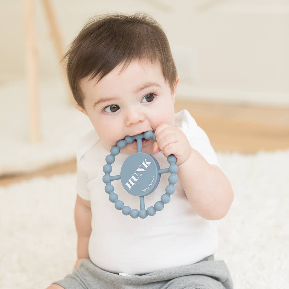 Hunk Blue Happy Teether