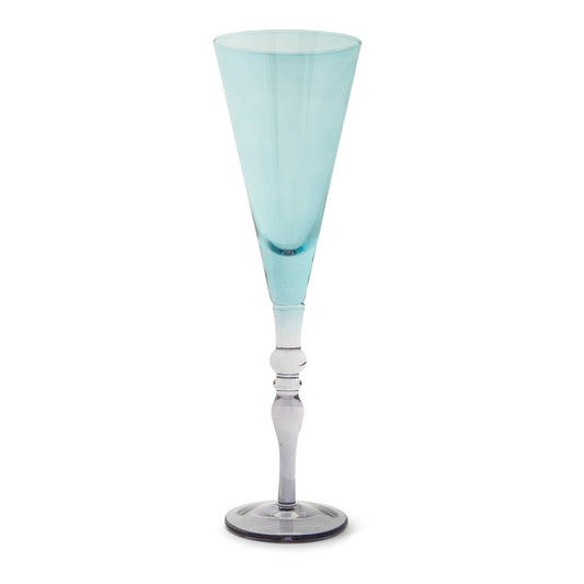 10oz Vienna Flute - Teal and Purple