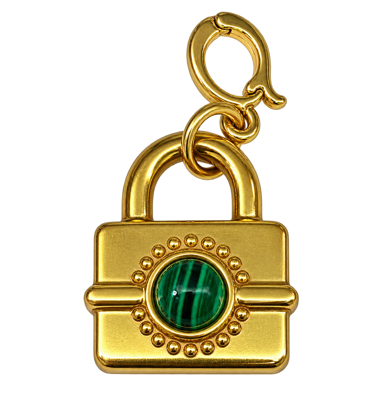 Purse green stone