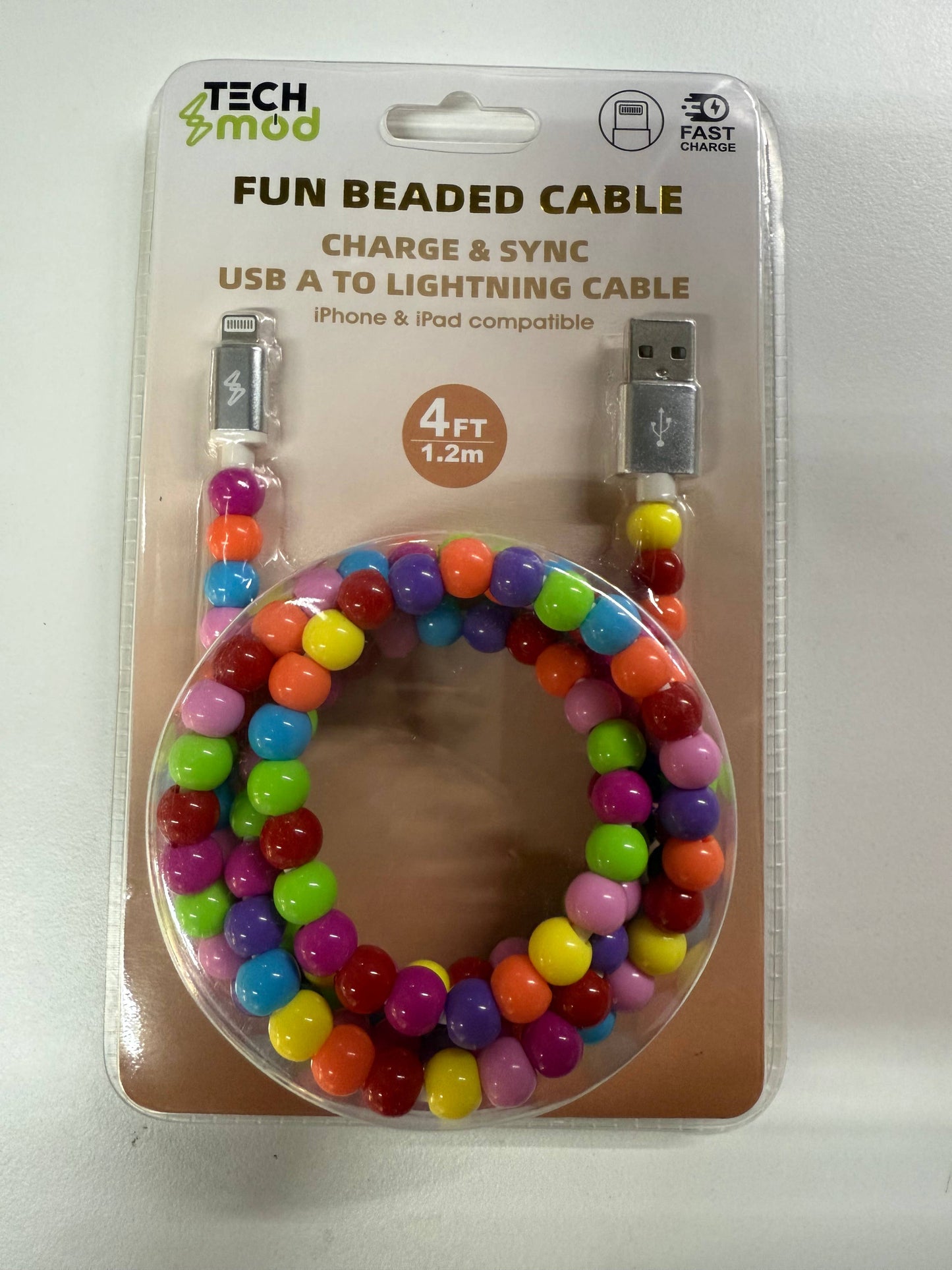Tech Mod Beads iPhone Cables – Style Meets Function | 4 Ft
