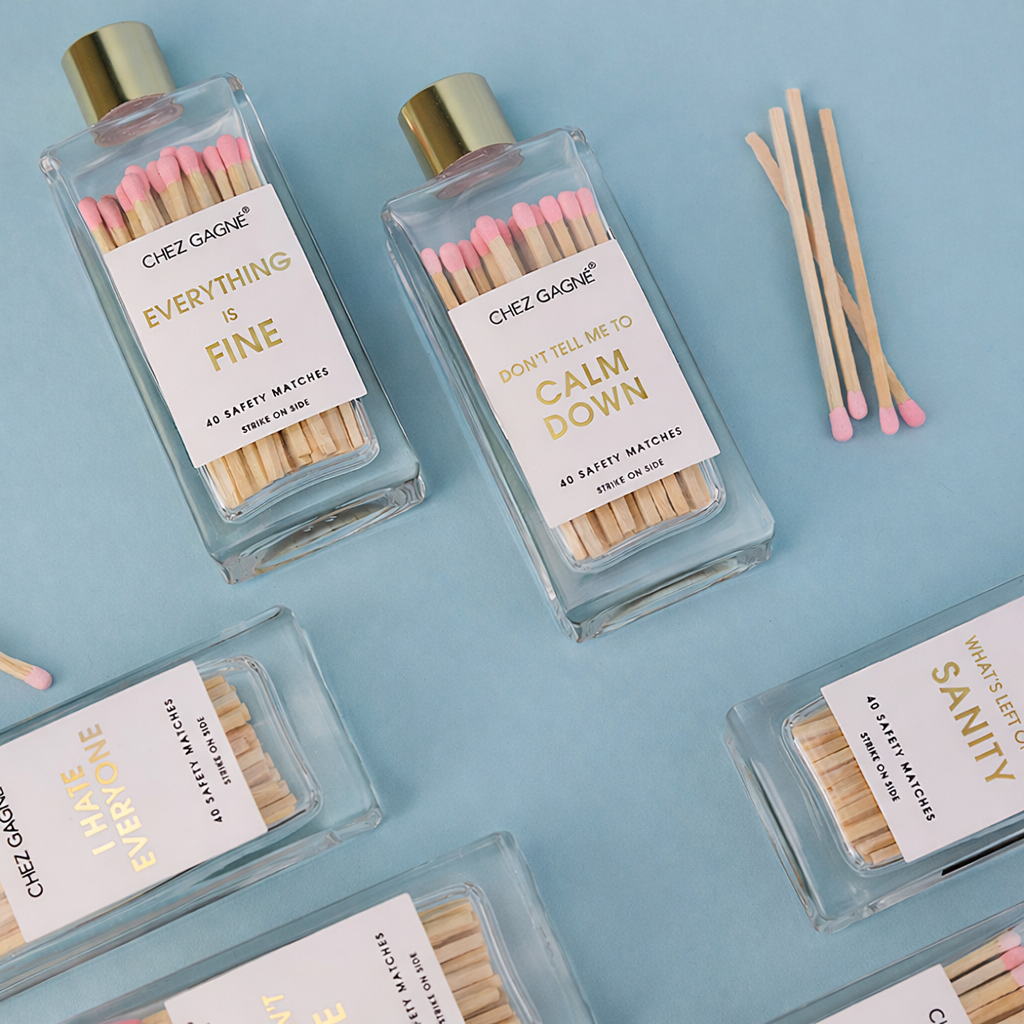 Don't Tell Me To Calm Down - Matches, Light Pink, Funny Gift