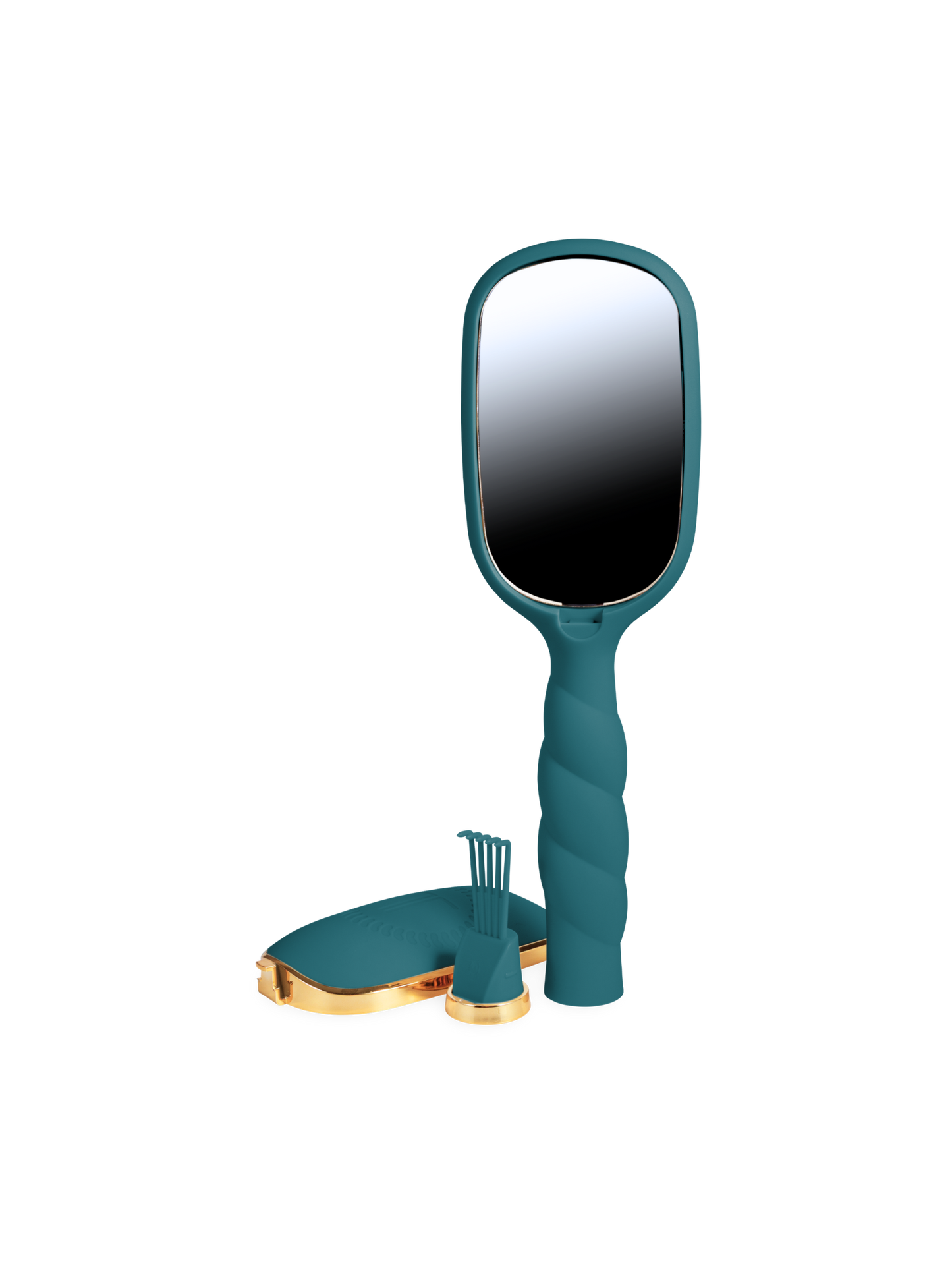 Boar Bristle Hair Brush - Teal With It