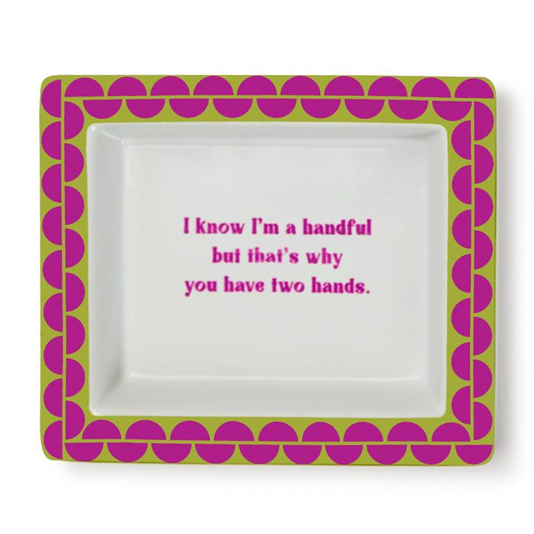 Wise Sayings Porcelain Tray