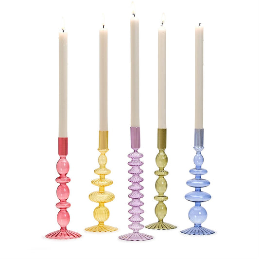 Set of 5 Candlestick Holders