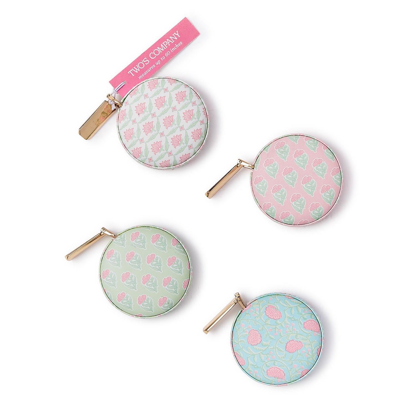 Floral Block Print Measuring Tape