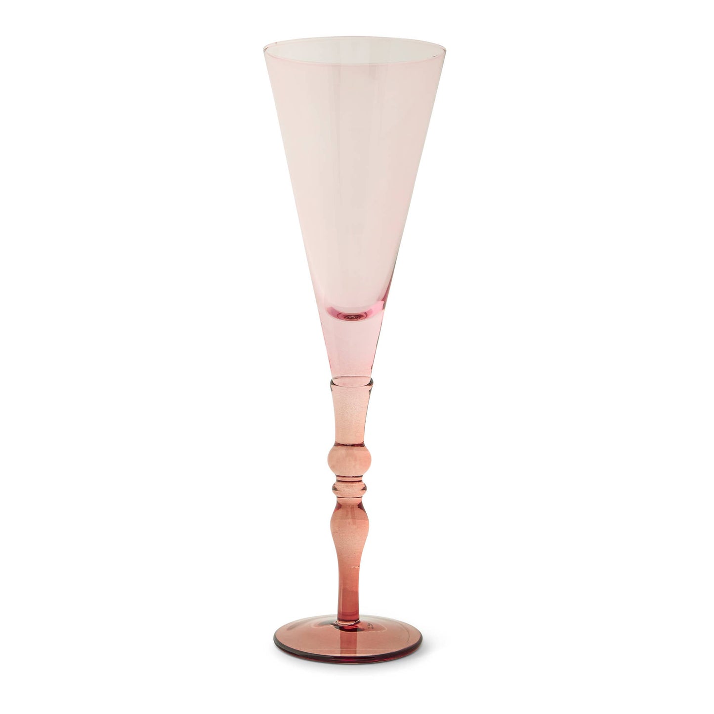10oz Vienna Flute - Pink and Rust