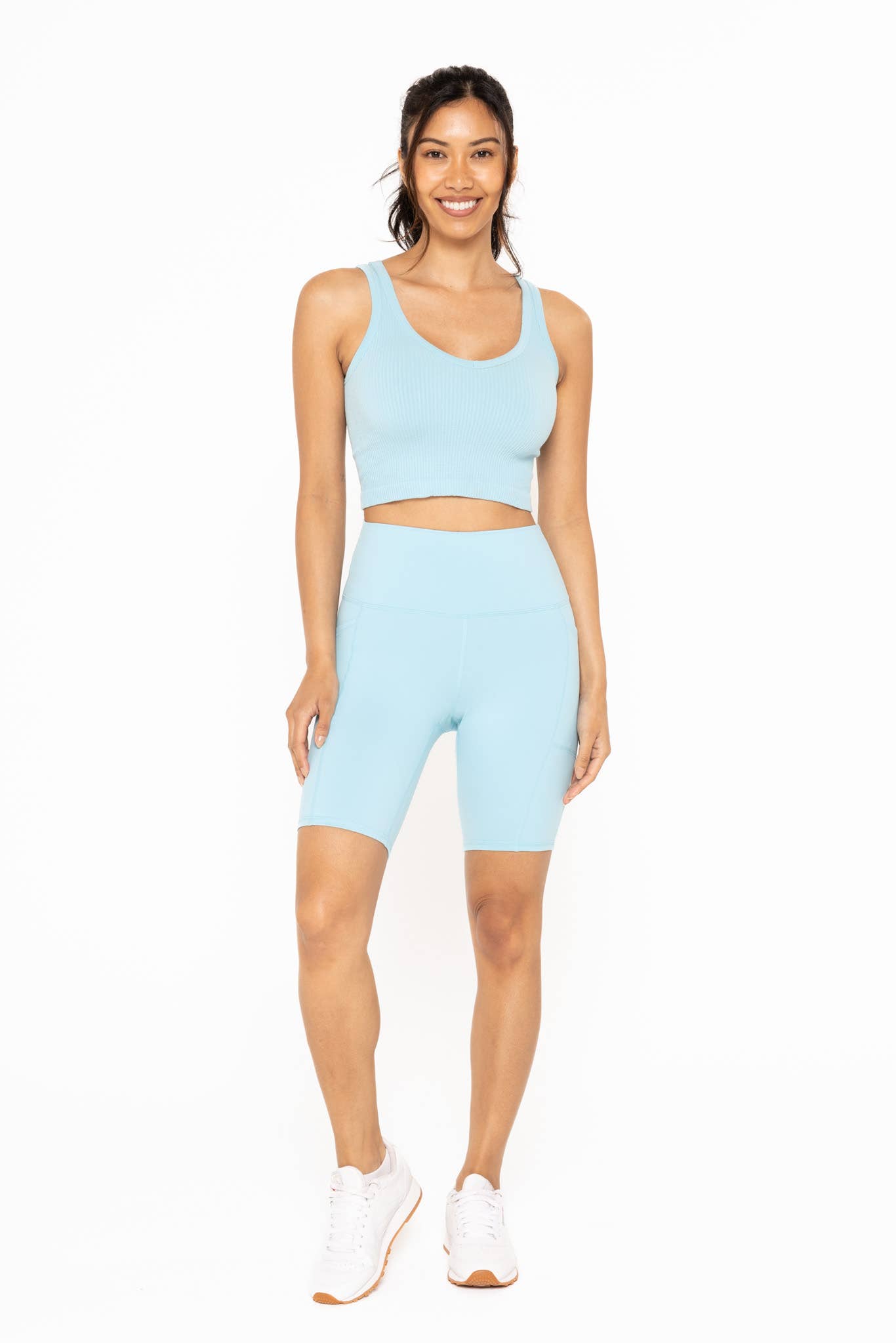 Ribbed Seamless Cropped Tank Top