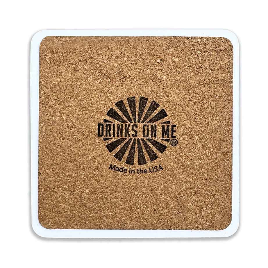 COASTER My Back goes Out | Funny Home Gift | Home Bar Deco