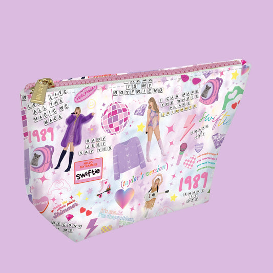 Swiftie Taylor Swift Mosaic Magic Cosmetic Pouch Bag