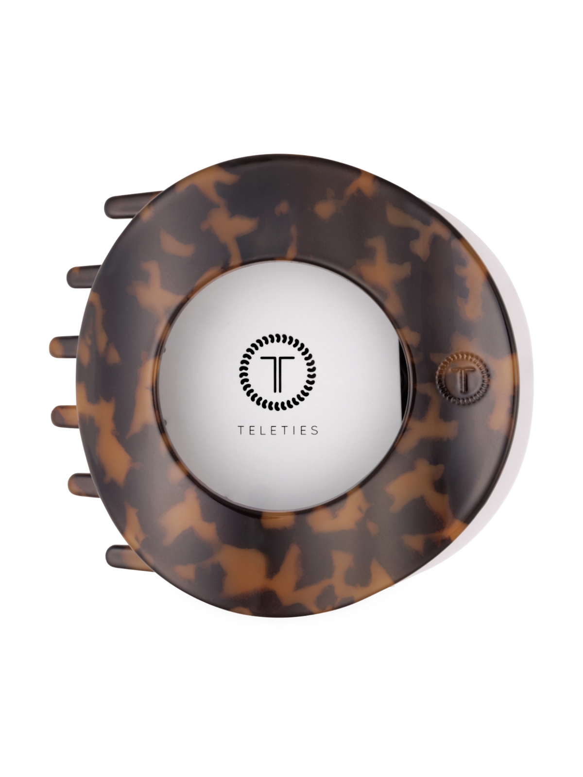 Tortoise | Medium | Flat Circle Hair Clip