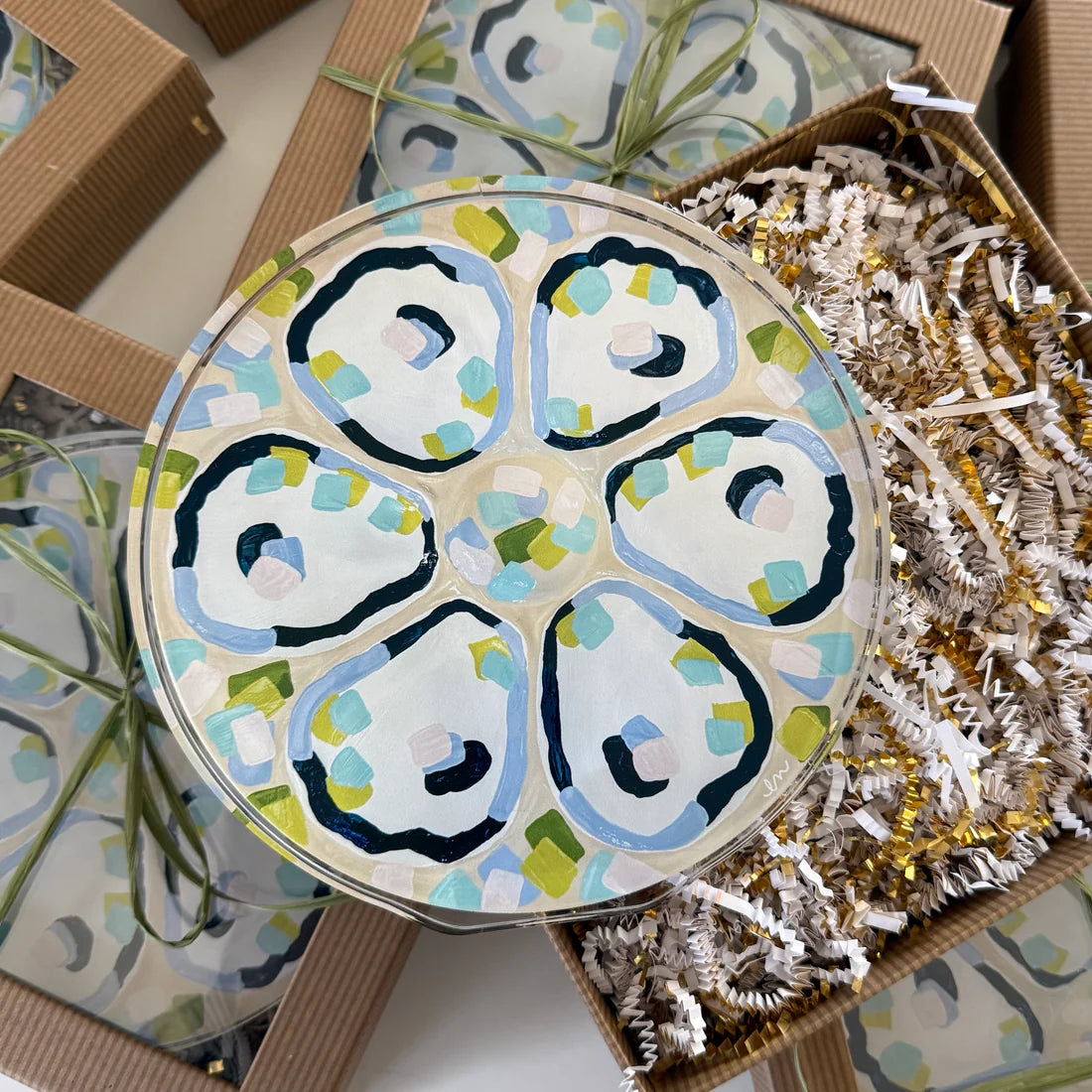 Acrylic Oyster Plates