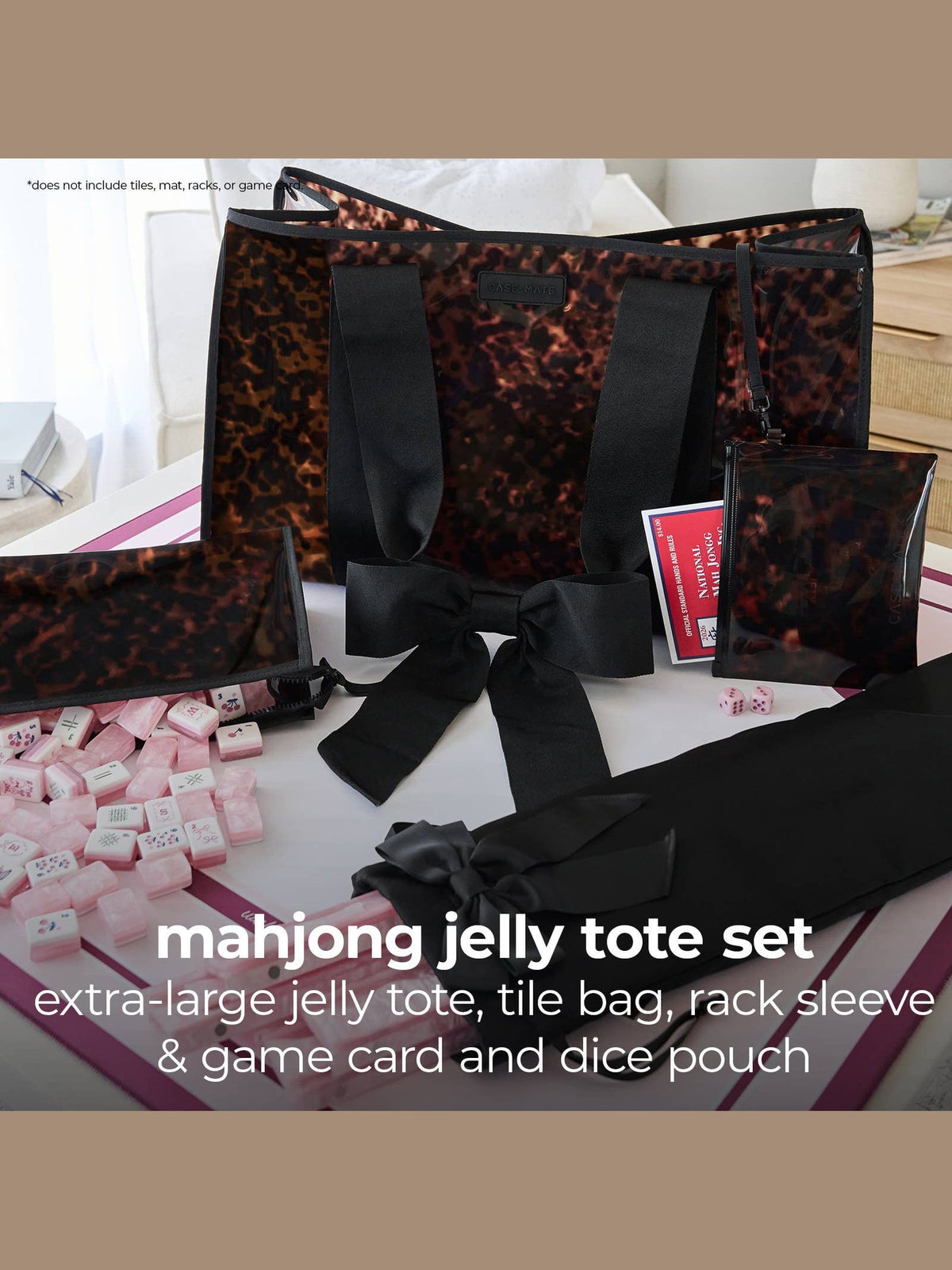 Case-Mate Mahjong Jelly Tote Set