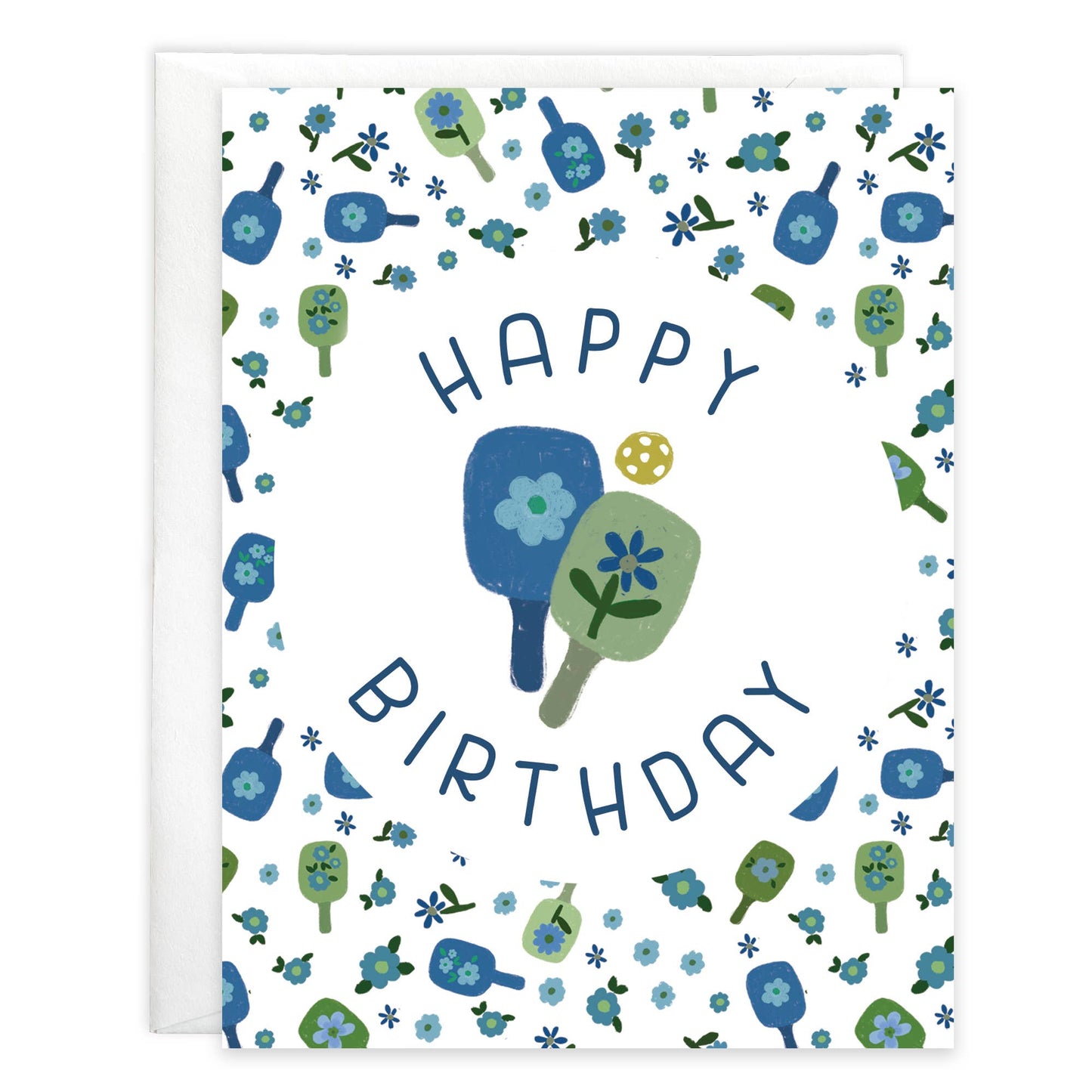 Birthday Greeting Card - Pickleball