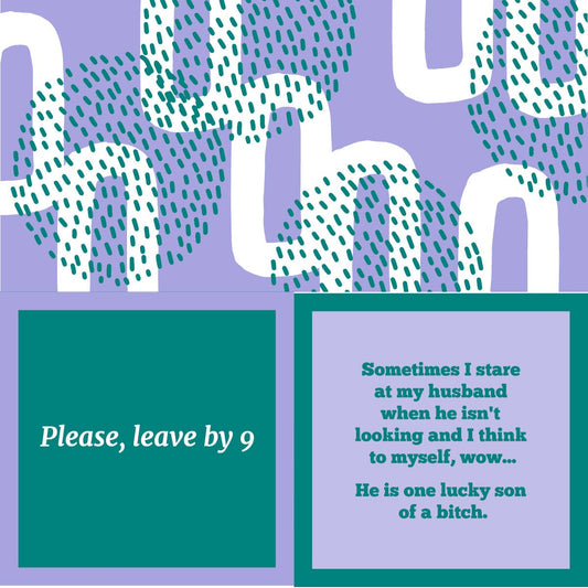 NAPKIN Please Leave | Funny Party Gift | Cocktail Napkin