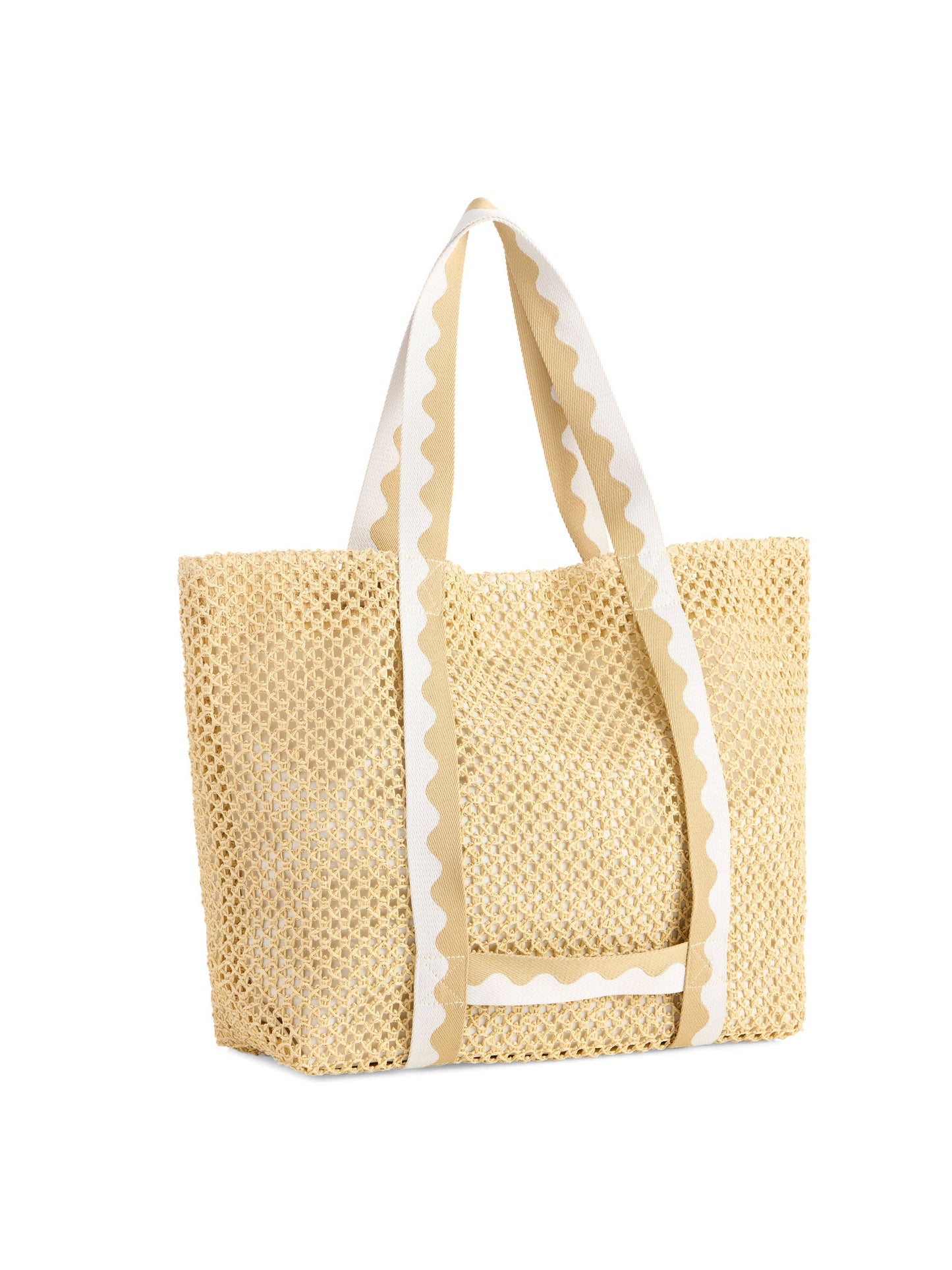 "BRIDE" HAT AND TOTE SET,NATURAL