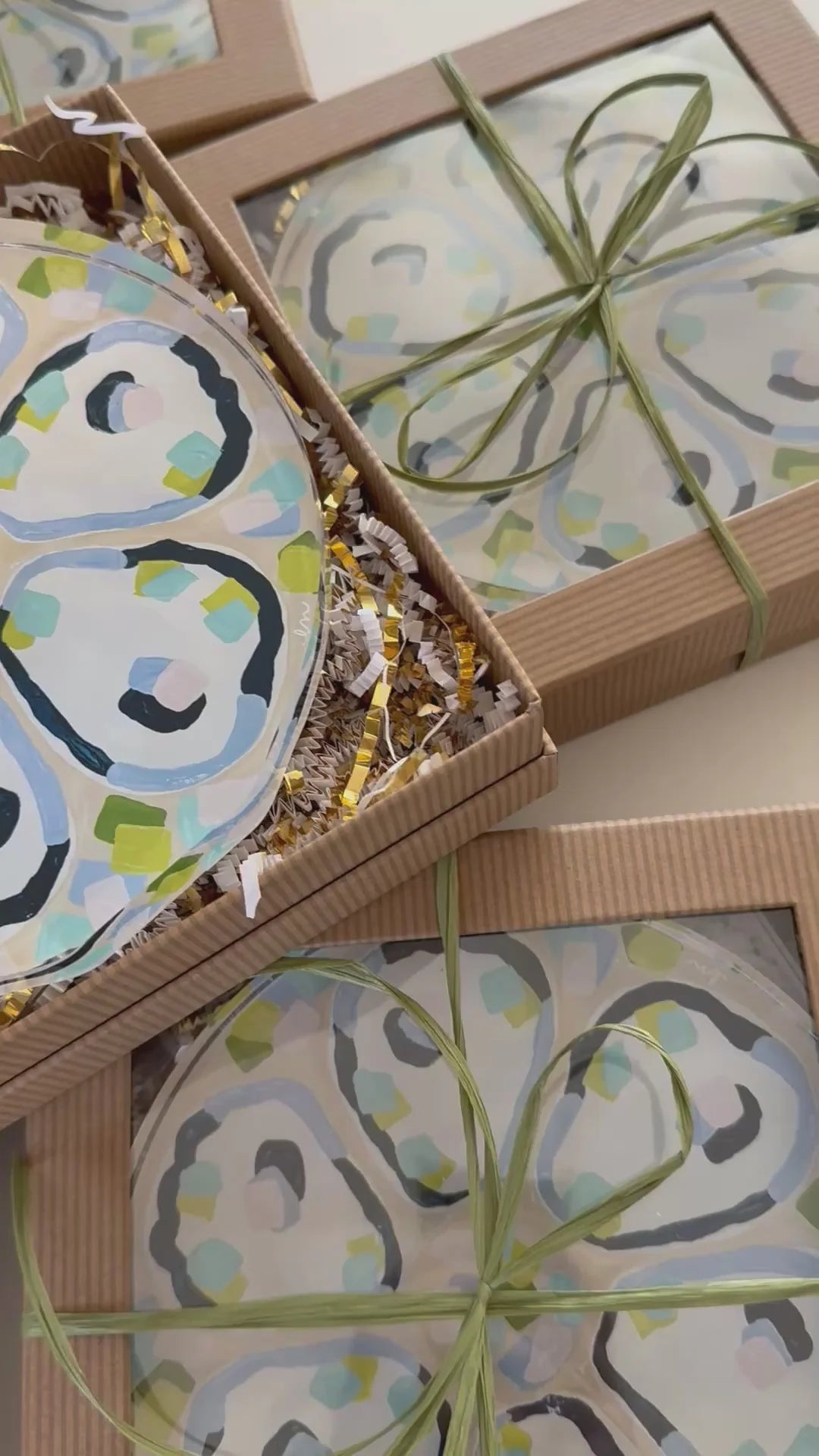 Acrylic Oyster Plates