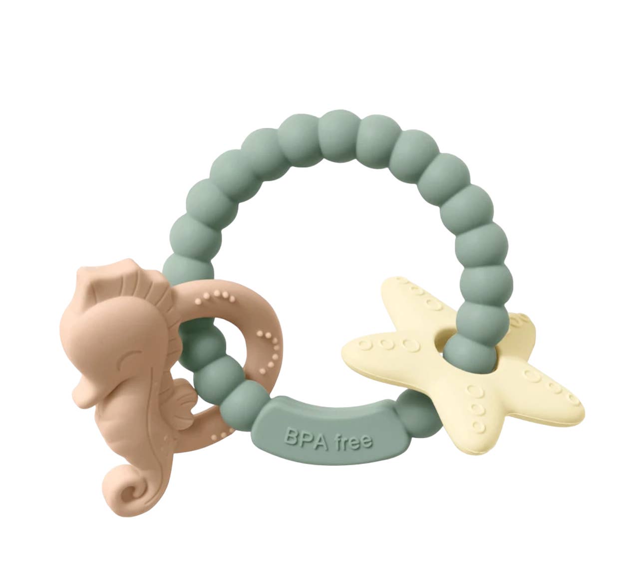 Seahorse Teething Ring - All Silicone