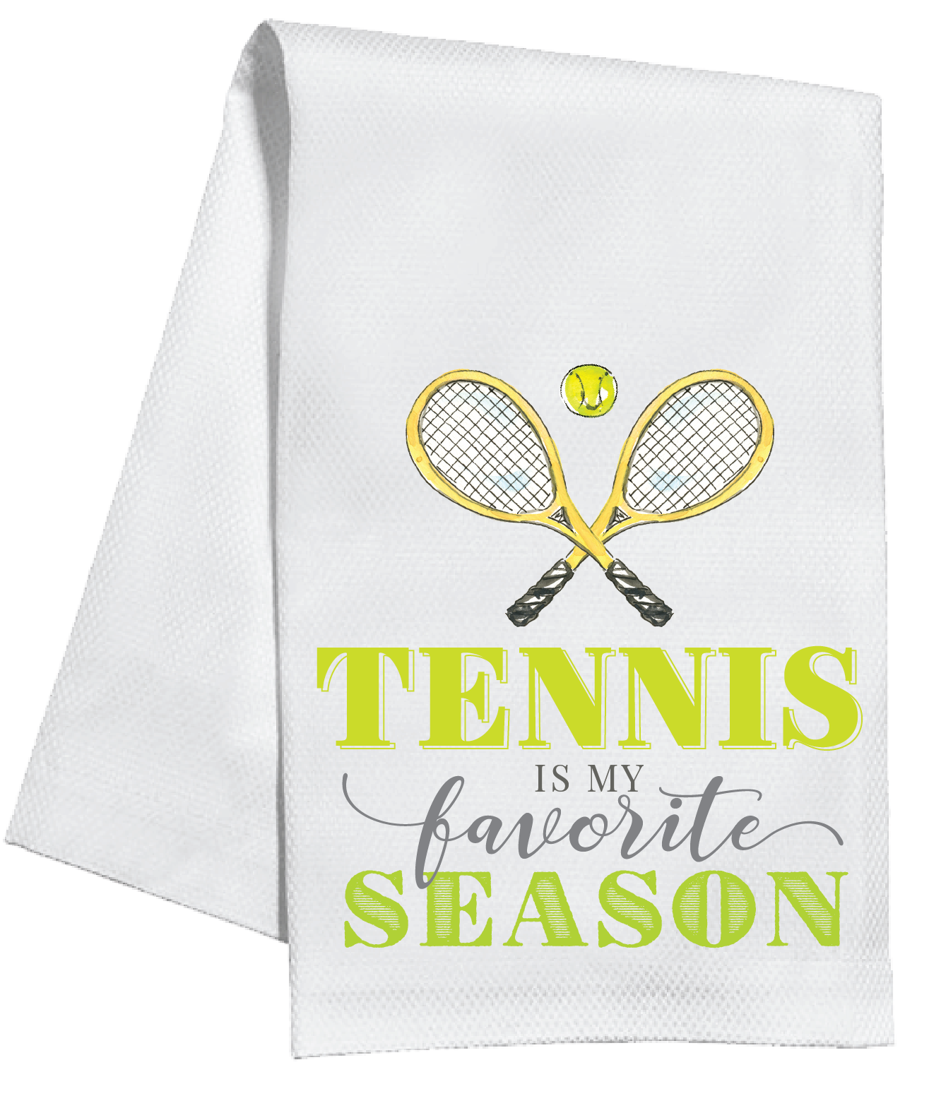 Tennis Is My Favorite Season Kitchen Towel