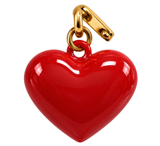 Red Puff Heart