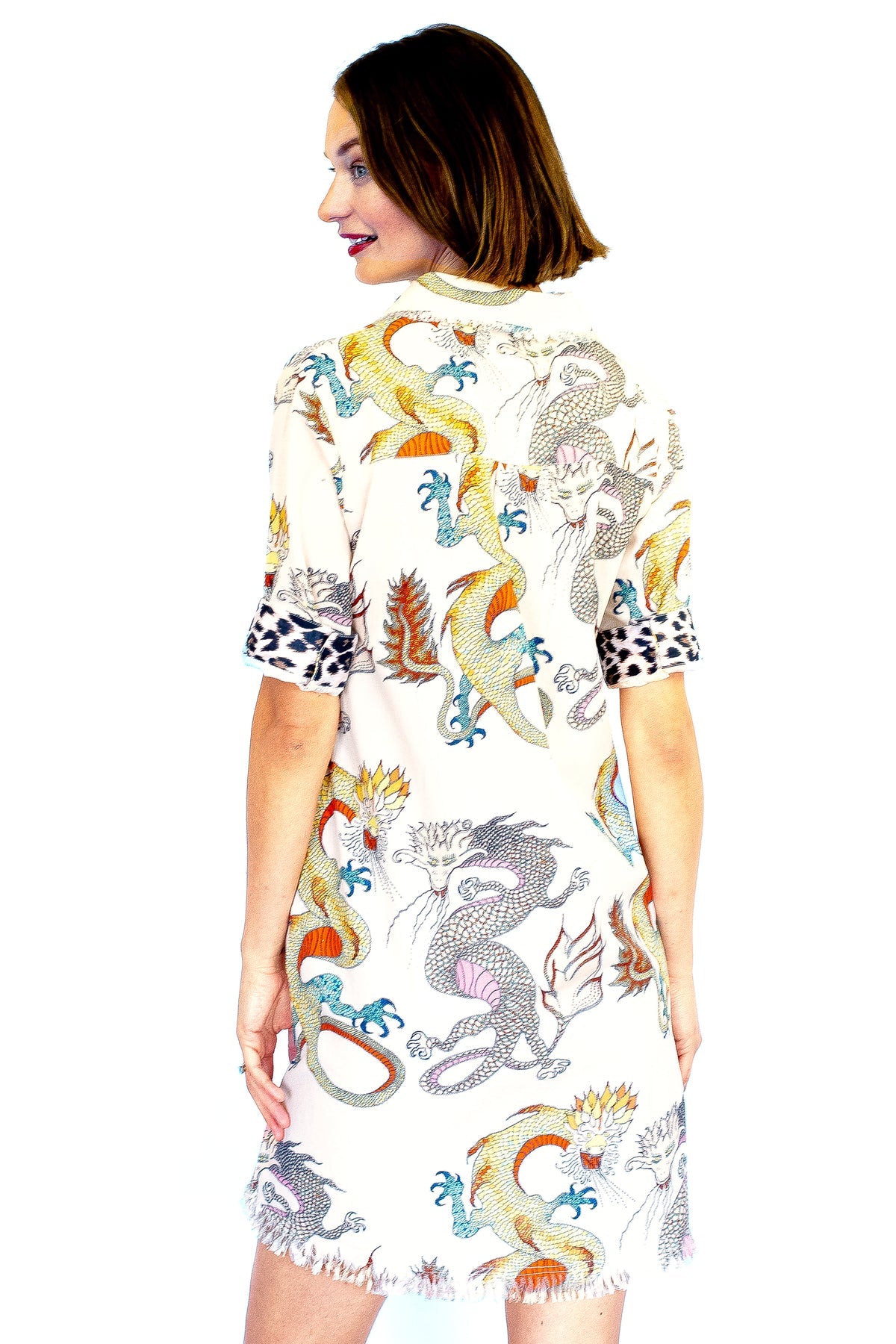 Chatham Dress - Dragon Print