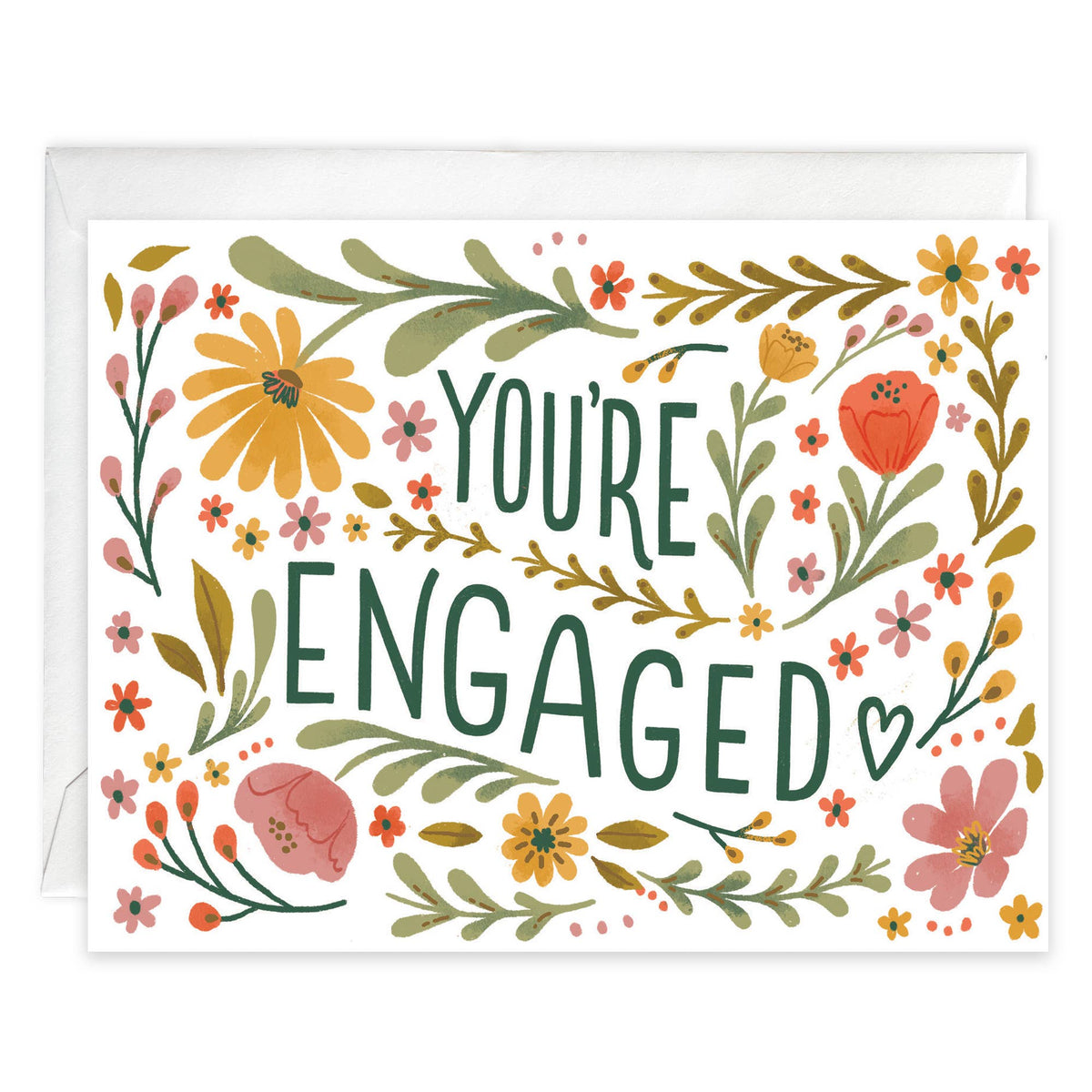 Wedding Greeting Card - You're Engaged