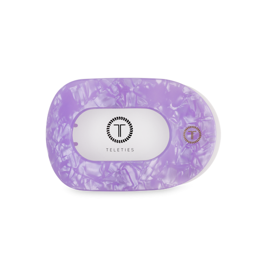 Flat Round Hair Clip | Medium | Lavender Mist