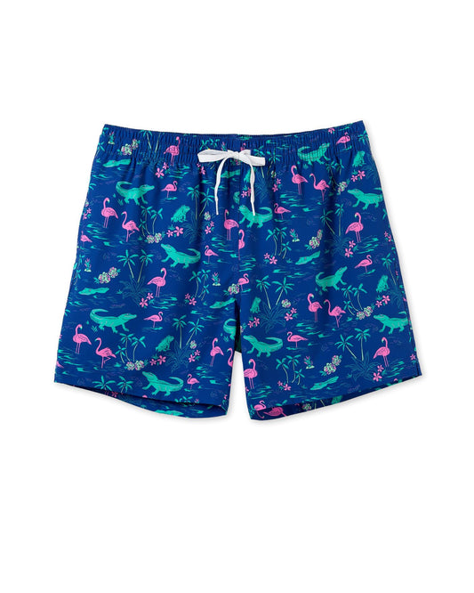The Swamp and Circumstances Classic Lined Swim Trunks 5.5"